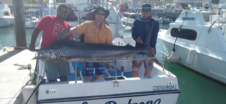 Return VIP Guest Dan Travis from Fort Worth, Texas had an awesome day with Capt Jose Juan today ..Bounty included Blue Marlin, Yellowfin Tuna, Dorado and Roosterfish!