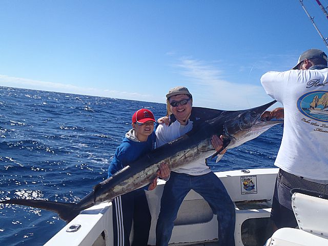 Thank you very much for the trip. Toby and Landos are great. It is amazing that they got all of the marlins that were sighted. 