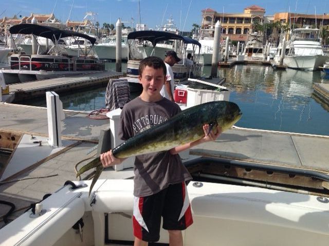 Lori….we had a great time, the first day we came in early, the boys got seasick but no before we put 6 mahi mahi in the boat with a couple being over 30 lbs.