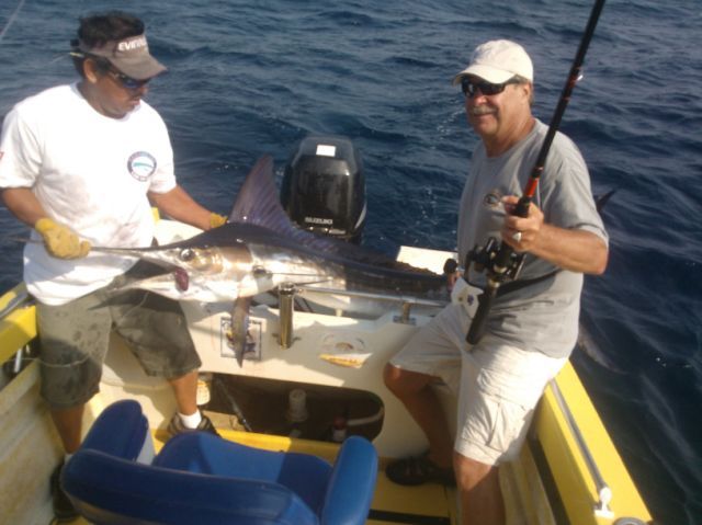 Mission Accomplished!VIP Guest Scott Britcher visiting from York, PA …Panga fishing dates July 11 and 14 with Captain Justo