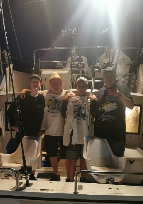 The Livingstons visiting from Lacey, Washington.Jim, Jeff, Gavin and Jacob.