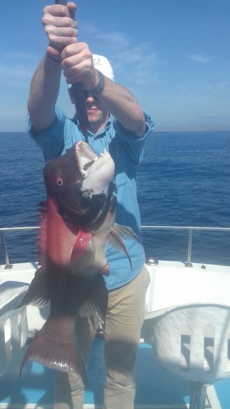 Visiting from North Bend, WashingtonVIP Guests Terril Perrine, his son Cody Perrine and good friend Austin Sigl had a terrific day of fishing, and catching, with Capt Jose Juan (29′)