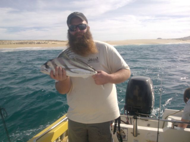 VIP Guests The Marie Jenkins Group visiting from Pasadena, Maryland fished on (3) pangas Weds Dec 4th and will be aboard our 33′ Blackfin Combi on Friday ..