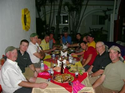 Hi Tommy and Lori, Here is a group picture. Left to right Neal,Terry,Dick,Matt,Jerry,Larry,Scott,Ian,Gene,Dan,Mike jr,Mike sr and Andy!! 