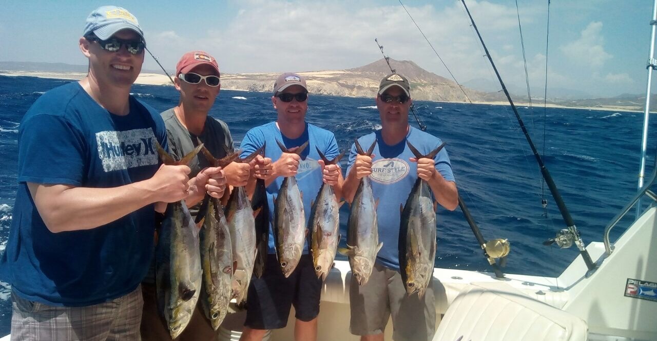 VIP Guests Ryan Pick, Adam Tatroe, Ryan Johnston and Andy Morris had a productive and day with Chito.Bounty included: 8 Yellowfin tuna