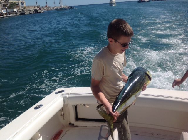 Lori….we had a great time, the first day we came in early, the boys got seasick but no before we put 6 mahi mahi in the boat with a couple being over 30 lbs.