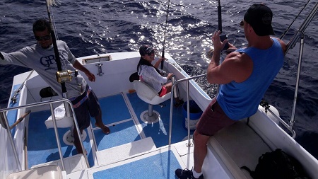 VIP Guests Craig & Priscilla Lynd visiting from Orlando, Florida fished two days with us this week.