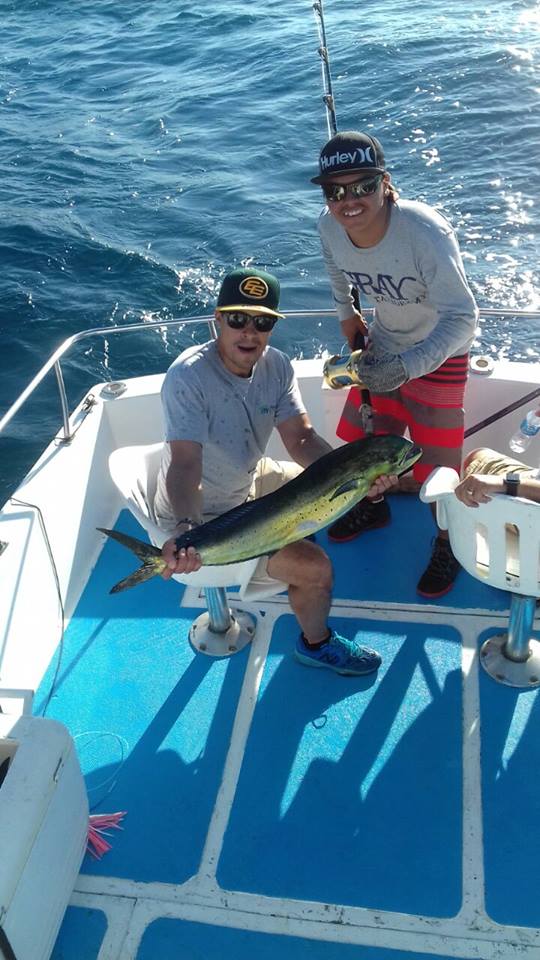 Fishing 3 days with Capt Jose Juan ..Day One bounty looks pretty darn good!Visiting from Calgary Alberta CanadaJohn Bayko and Scott Korner
