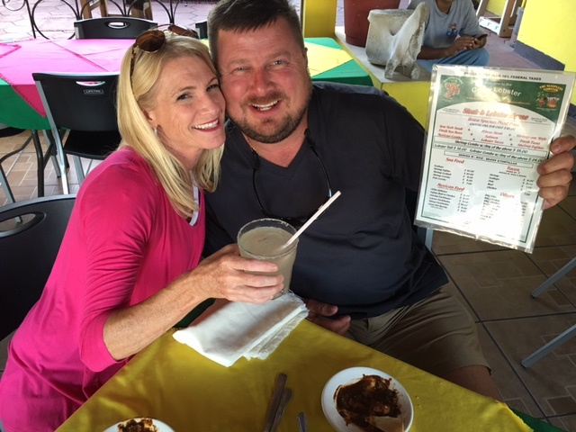 Now in Cabo San Lucas, Mexico at The Crazy Lobster Bar & GrillVisiting from Fayetteville, Arkansas Alumni VIP Guests Mr & Mrs Scott Taylor! ..Scott will be fishing Weds