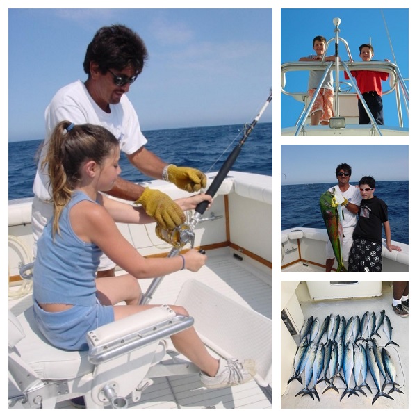 We have a long history of welcoming families aboard – and really enjoy when children are introduced to fishing and catching!