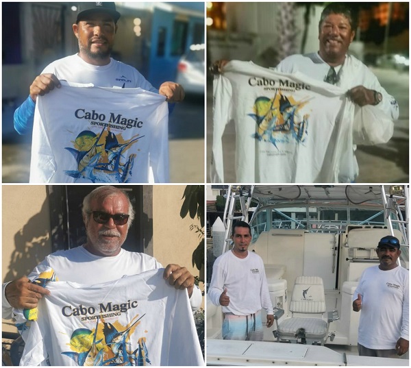 Four GREAT Captains with their limited edition release longsleeve shirt