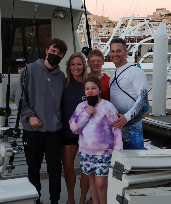 The Akins Family visiting from Omaha, Nebraska ready for the days excursion!