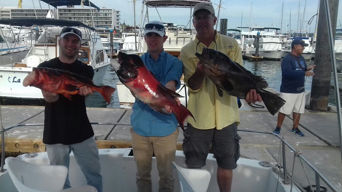 Visiting from North Bend, WashingtonVIP Guests Terril Perrine, his son Cody Perrine and good friend Austin Sigl had a terrific day of