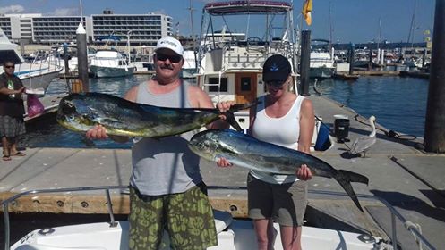 Return VIP Guests Frank & Paula Volpe decided spending Thanksgiving in Cabo a good idea, with two days of #Fishing
