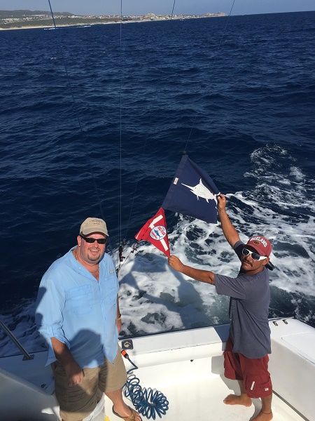 VIP Guest Bryan Nieman has been fishing with us since 2008.Until Friday Oct 28, 2016 he couldn’t check BLUE MARLIN (Marlin Azul) off the list .. CONGRATULATIONS BRY!!Fishing with Greg Nieman, Angelo Pazienza and Mike Diazwith Capt Carlos at the helm!