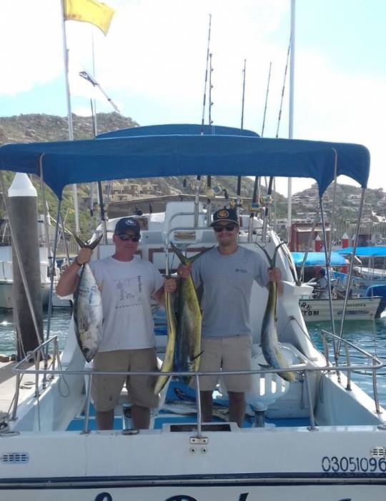 Fishing 3 days with Capt Jose Juan ..Day One bounty looks pretty darn good!Visiting from Calgary Alberta CanadaJohn Bayko and Scott Korner