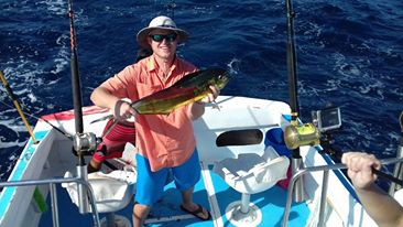 Newlyweds on their honeymoon Steven & Kaitlin Juengel visiting from Grand Rapids, Michigan fished today and had an amazing day with Capt Jose!