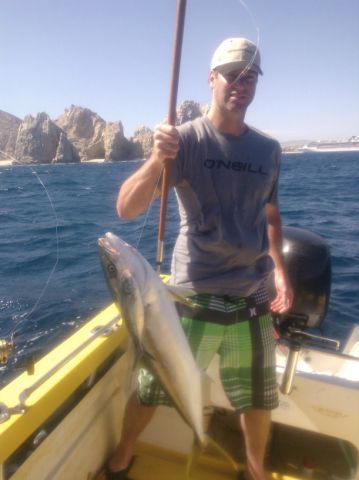 MORE!! Oh so yummy JUREL (YellowTail – Hamachi in Sushi Bars!) with our pangero Capt Justo￼