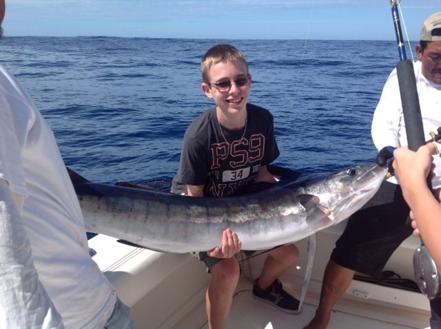 Lori….we had a great time, the first day we came in early, the boys got seasick but no before we put 6 mahi mahi in the boat with a couple being over 30 lbs.