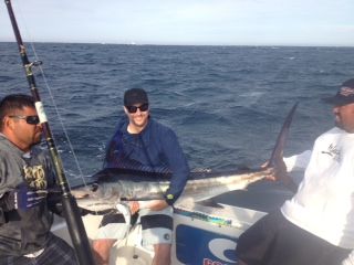 We had an awesome day fishing on the 31 Bertram.