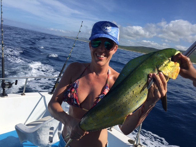 Return VIP GuestsEric & Hollie Vilander visiting from Huntington Beach, CaliforniaFished today Sept 20, 2016 with Capt Jose JuanDorado on the menu!!!