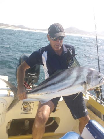 Day one of three panga fishing for VIP Guests visiting a long way from home – Bill and Ella Jackson from Norway