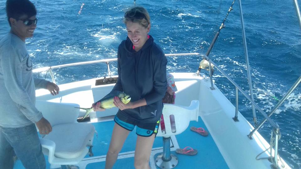 We had a blast today. We only caught four fish, but the memories were priceless. We saw turtles, Dolphins, a shark, and of course the friendly sea lion that jumped on the boat. The crew was also great.