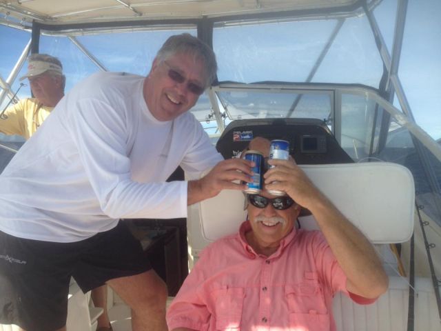 Thanks Lori here’s your fishing report.Day one 31′ Blackfin anglers were Bob Sweger, Brad Johnson, Joe Wells and his son Nick – caught 10 Stripes and 2 Dorado I’st marlin for Nick,Joe and Brad. Aboard 31′ Bertram #3