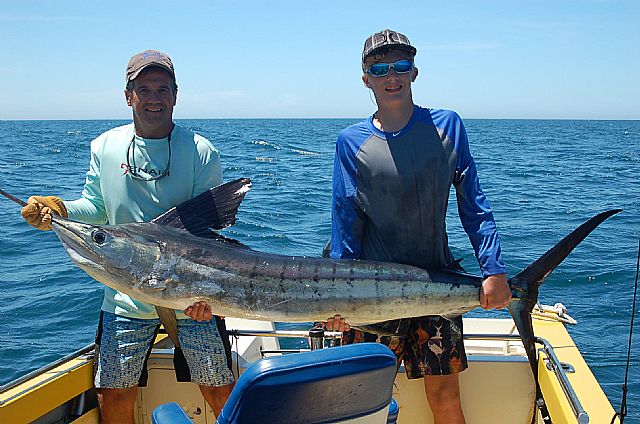 Kevin Collins’ first billfish! Kevin fished on our panga with his dad Geoff today, July 23rd