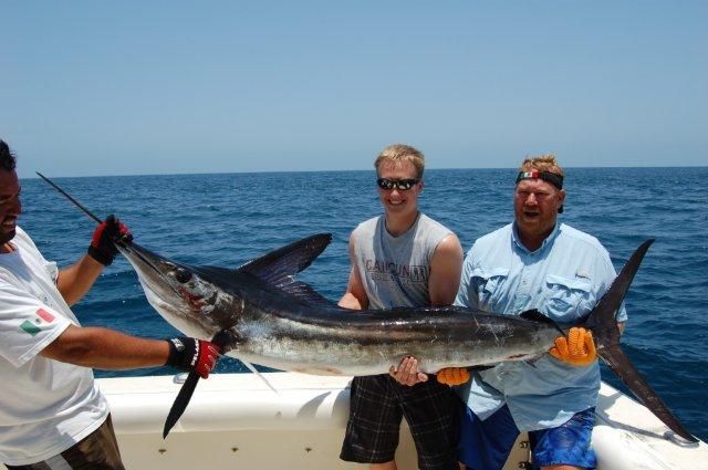 Returning VIP Guest and Owner Chris from Omaha, Nebraska having another great day on 37′ Bertram Sportfisher with his guests.