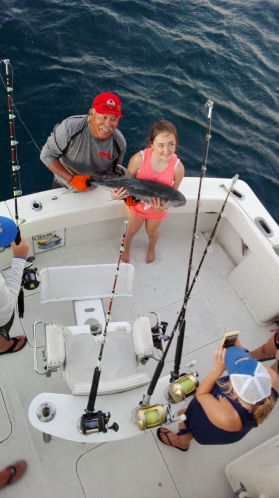 June 4 2017We just love when this happens!Peace, Love, Fresh AirBIG Marlin released and Fresh Fish for Dinner!Visiting from Montgomery, Texas
