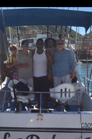 Visiting from Palm Desert, California.Return VIP Guests The Dr. Ken Phillips GroupDr. Ken, RuthAnn, Andrew and Uncle Gilbert had one of those AMAZING days with Capt Jose Juan (29′)