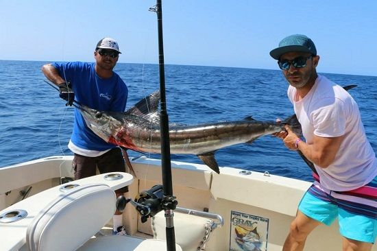 Hatteras with Capt Gil and their days bounty CR&R