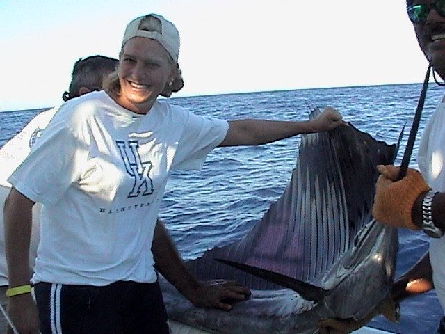 Here’s the photos from out fishing trip. We had a great time. 350 lb. blue 126”. 60 lb. sailfish.