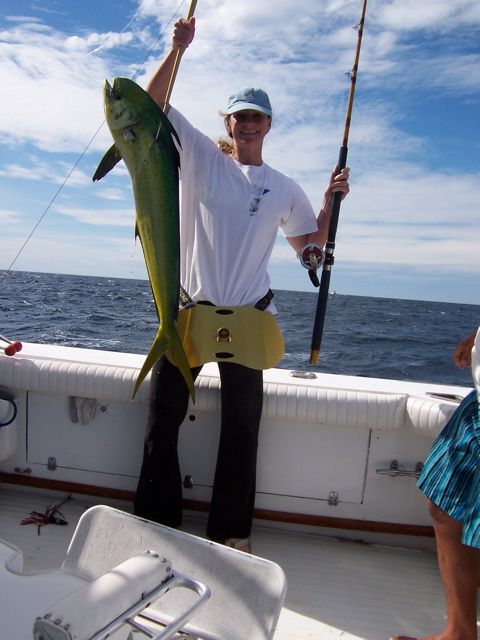 We had a great trip for the second time on Cabo Magic! This time we had three Stripe Marlin on at one time