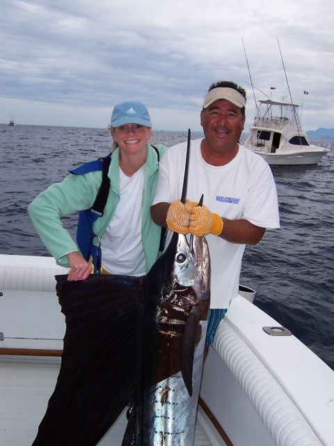 This time we had three Stripe Marlin on at one time. Great trip and great staff.Thanks.