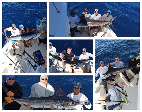 When the fish are biting, the crew on our 43′ Hatteras gets you on them