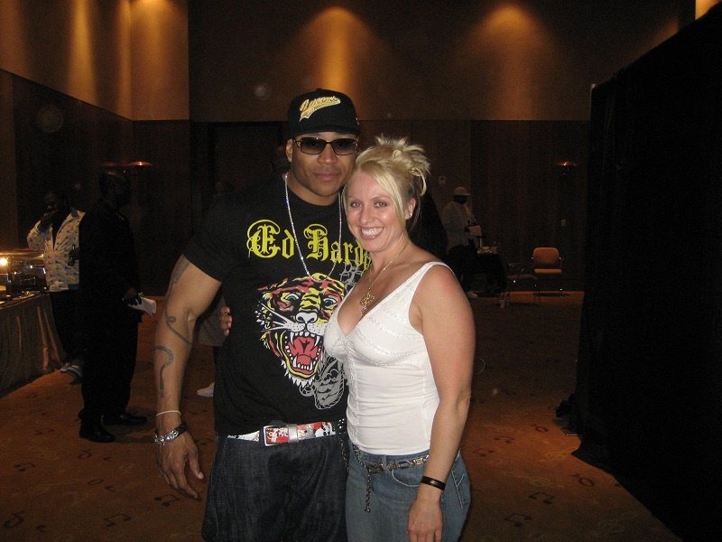 Our good friends LL Cool J with radio show hostess with the mostess Steff Mackenzie