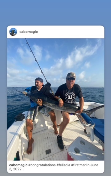 VIP Guest Brian Murphy on his first Marlin