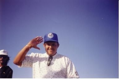 My friend Olter. I caught my first Blue with him over 25 years ago