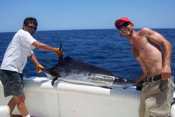We just cannot begin to tell you what a fantastic time we all had aboard the Cabo Magic. Hector and Carlos are very experienced and took great care of us! It was our 1st big sportfishing adventure and a real dream come true for us. We caught a Blue Marlin, 2 Striped Marlin and a Yellowfin Tuna! It was just unbelievable and will last in our memories forever. We are looking forward to our next fishing trip with you in November