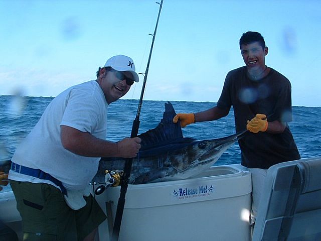 Just wanted to send you a letter thanking you for your amazing service, and your crews uncanny ability to find, put us on, and release fish.