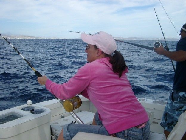 Fished 2 days caught so many dorado each day plus the big bonus for me my first Striped Marlin