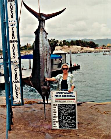 Angela Stanton with her Blue.