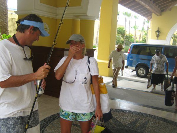 Newlyweds on their honeymoon Tawny & Jim visting from Panama City Beach, Florida