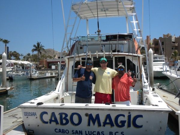 We had a great time! Hector and his first mate came in clutch for the yellowfin both days. I will send you some pictures when I find my cord to upload them to my computer. When I return I will definately be using Cabo Magic. Thanks again!