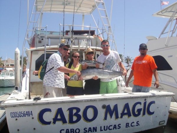 Stephanie and I had a great time fishing with your team. We caught a Wahoo and a yellow fin tuna. There was another hook up that was lost but we’ll land it next time.