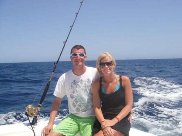 Stephanie and I had a great time fishing with your team. We caught a Wahoo and a yellow fin tuna. There was another hook up that was lost but we’ll land it next time.