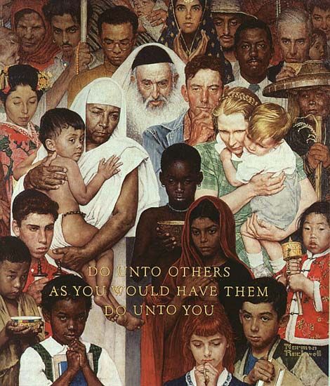 He wanted to show that “doing unto others as you would have them do unto you” was something on which people of most religions could agree, regardless of their creed or belief.