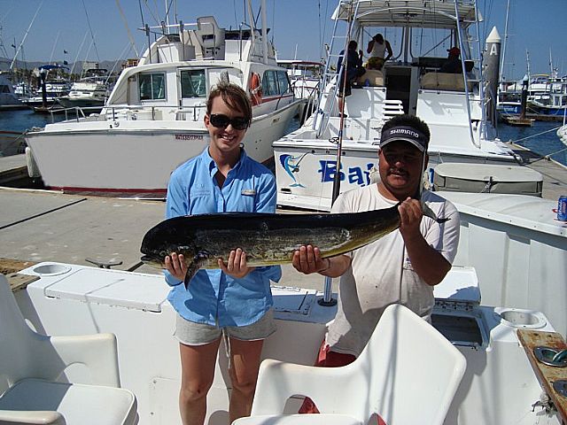 my daughter was able to land a marlin and what a joy to watch that .. we also landed tuna that day with four rods going off at once .. landed all four mostly due to the first mate’s coolness under pressure